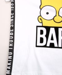 Camiseta-Juvenil-Bart-Os-Simpsons-com-Faixa-Lateral-Manga-Curta-Off-White-9957283-Off_White_4