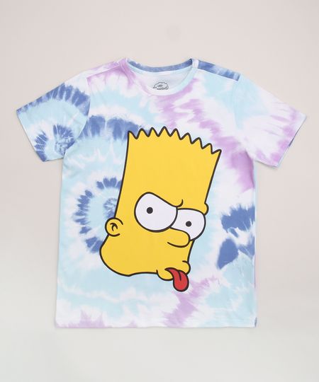Camiseta-Juvenil-Bart-Os-Simpsons-Estampada-Tie-Dye-Manga-Curta-Multicor-9960446-Multicor_1