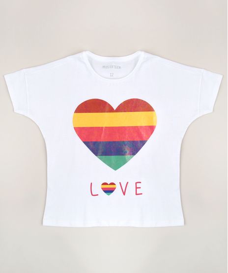 Blusa-Juvenil-Coracao-Colorido--Love--Manga-Curta-Off-White-9962370-Off_White_1