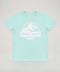 Camiseta-Juvenil-Jurassik-Park-Manga-Curta-Verde-Claro-9964458-Verde_Claro_1