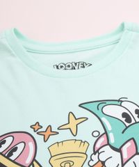 Camiseta-Juvenil-Looney-Tunes-Manga-Curta-Verde-Claro-9964460-Verde_Claro_4
