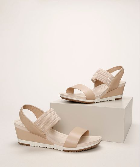 Sandalia-Feminina-Mondare-Ultra-Conforto-Anabela-Salto-Baixo-com-Elastico-Bege-9959700-Bege_1