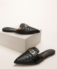 Mule-Feminino-Vizzano-Bico-Fico-com-Fivela-e-Efeito-Matelasse-Preto-9960357-Preto_1