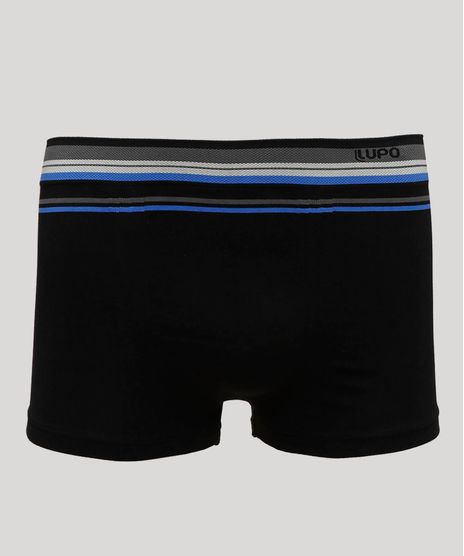 Cueca-Masculina-Lupo-Sunga-Estampada-de-Listras-Sem-Costura-em-Microfibra-Preta-9968166-Preto_1