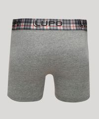Cueca-Masculina-Lupo-Boxer-Estampada-de-Xadrez-em-Algodao-Cinza-Mescla-Escuro-9968222-Cinza_Mescla_Escuro_2