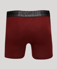 Cueca-Masculina-Lupo-Boxer-Estampada-de-Xadrez-em-Algodao-Vinho-9968222-Vinho_2