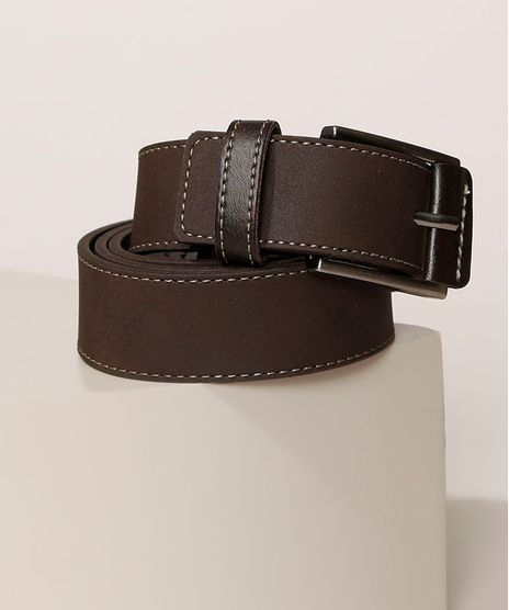 Cinto-Masculino-Medio-Fosco-com-Fivela-Marrom-9897439-Marrom_1