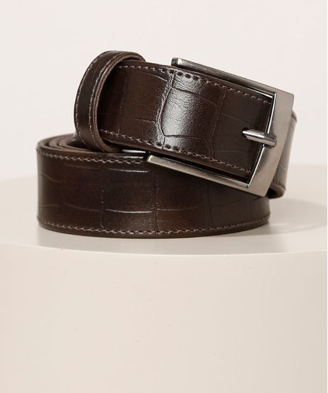 Cinto-Masculino-Medio-Croco-com-Fivela-Marrom-9961904-Marrom_1