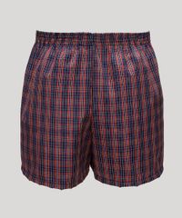 Samba-Cancao-Masculina-Estampada-Xadrez-com-Elastico-Azul-Marinho-9965128-Azul_Marinho_2