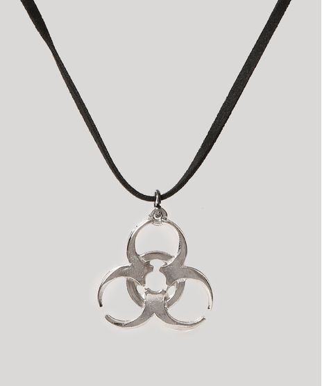Colar-Masculino-Cordao-Pingente-de-Metal-Preto-9971107-Preto_1