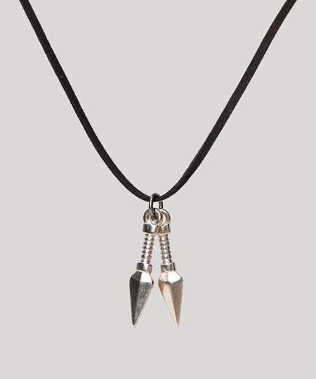 Colar-Masculino-Cordao-com-Lancas-Preto-9971109-Preto_1 Colar-Masculino-Cordao-com-Lancas-Preto-9971109-Preto_1