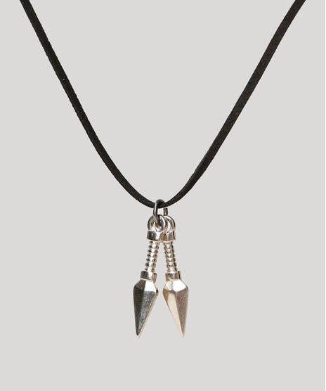 Colar-Masculino-Cordao-com-Lancas-Preto-9971109-Preto_1