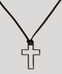 Colar-Masculino-Cordao-com-Cruz-Preto-9971110-Preto_1