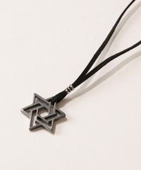 Colar-Masculino-Cordao-com-Estrela-Preto-9971112-Preto_3