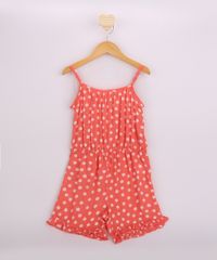Macaquinho-Infantil-Estampado-Floral-com-Pompons-e-Babados-Alca-Fina-Coral-9841320-Coral_1