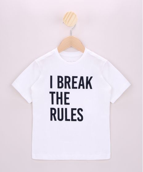Camiseta-Infantil--I-Break-The-Rules--Manga-Curta-Off-White-9946506-Off_White_1
