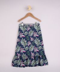 Saia-Infantil-Midi-Estampada-de-Folhagens-com-Babados-Azul-Escuro-9946791-Azul_Escuro_2