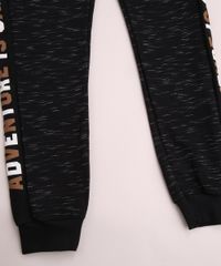 Calca-de-Moletom-Juvenil-Jogger-com-Recorte-Lateral-Estampado-Preta-9955122-Preto_3