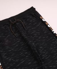 Calca-de-Moletom-Juvenil-Jogger-com-Recorte-Lateral-Estampado-Preta-9955122-Preto_4