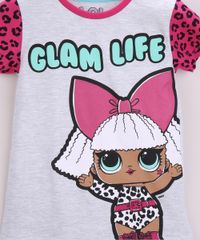Pijama-Infantil-LOL-Surprise-Diva-Manga-Curta-Cinza-Mescla-Claro-9956705-Cinza_Mescla_Claro_3