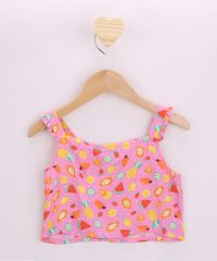 Regata-Infantil-Cropped-Estampado-de-Frutas-com-Alca-Media-Rosa-9956787-Rosa_2