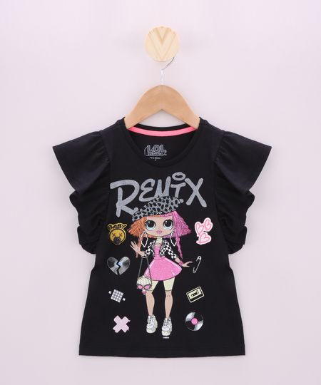 Blusa-Infantil-Lol-OMG-com-Babados-Manga-Curta-Preta-9958044-Preto_1 Blusa-Infantil-Lol-OMG-com-Babados-Manga-Curta-Preta-9958044-Preto_1