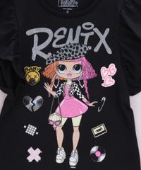 Blusa-Infantil-Lol-OMG-com-Babados-Manga-Curta-Preta-9958044-Preto_3
