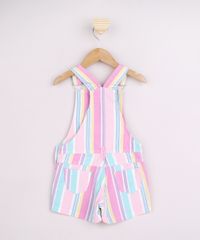 Jardineira-de-Sarja-Infantil-Listrado-com-Bolsos-Multicor-9958992-Multicor_2