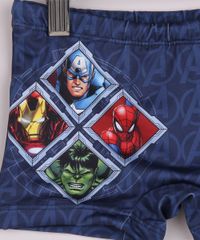 Sunga-Infantil-Boxer-Os-Vingadores-Estampada-com-Protecao-UV50--Azul-Marinho-9959960-Azul_Marinho_4