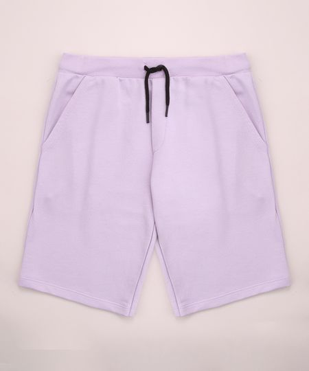 Bermuda-de-Moletom-Juvenil-com-Cordao-e-Bolsos-Lilas-9960380-Lilas_1