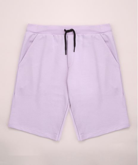 Bermuda-de-Moletom-Juvenil-com-Cordao-e-Bolsos-Lilas-9960380-Lilas_1
