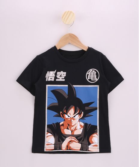 Camiseta-Infantil-Goku-DragonBall-Z-Manga-Curta-Preta-9961422-Preto_1