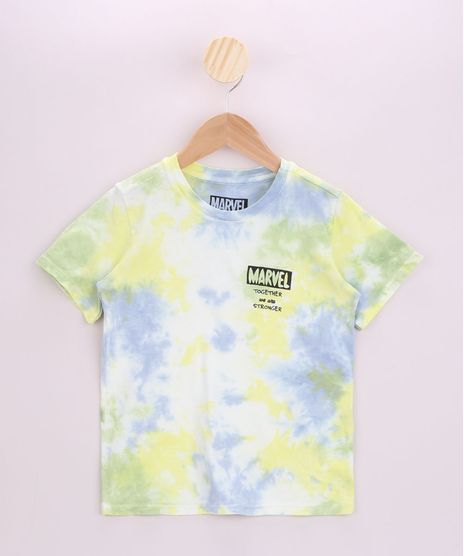 Camiseta-Infantil-Marvel-Estampada-Tie-Dye-Manga-Curta-Multicor-9962660-Multicor_1
