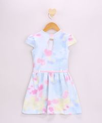 Vestido-Infantil-Estampado-Tie-Dye-Manga-Curta-com-Cinto-Multicor-9963721-Multicor_2