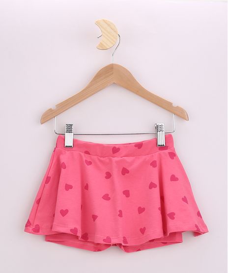 Short-Saia-Infantil-Estampado-de-Coracoes-Rosa-9963917-Rosa_1