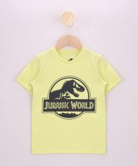 Camiseta-Infantil-Jurassik-World-Manga-Curta-Amarela-9964457-Amarelo_1