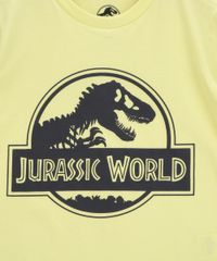 Camiseta-Infantil-Jurassik-World-Manga-Curta-Amarela-9964457-Amarelo_3