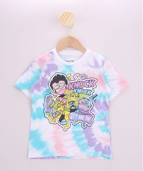 Camiseta-Infantil-Jovens-Titas-Estampada-Tie-Dye-Manga-Curta-Multicor-9964463-Multicor_1
