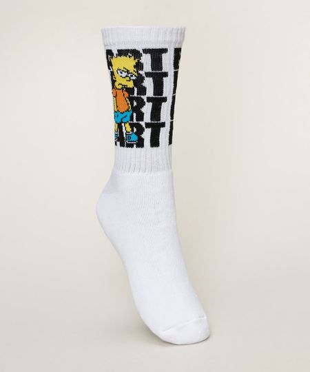 Meia-Masculina-Os-Simpsons-Cano-Alto-Branco-9957611-Branco_1