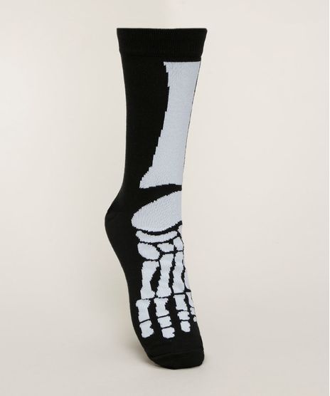 Meia-Masculina-Cano-Alto-Esqueleto-Preto-9963941-Preto_1