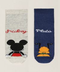 Meia-Feminina-Turma-do-Mickey-Cano-Curto-Multicor-9965162-Multicor_2