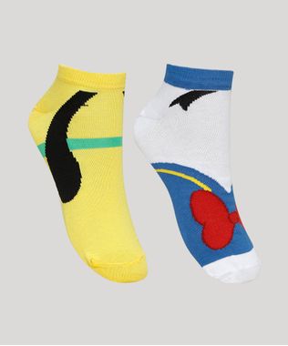 Meia-Feminina-Turma-do-Mickey-Cano-Medio-Multicor-9965166-Multicor_1