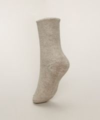 Meia-Feminina-Lupo-Cano-Medio-Atoalhada-Bege-9965977-Bege_2