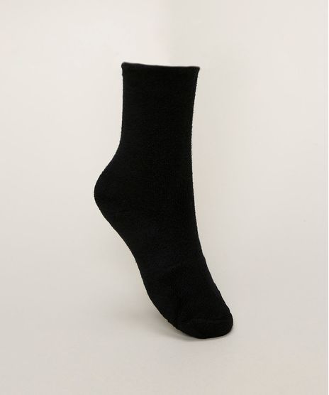 Meia-Feminina-Lupo-Cano-Medio-Atoalhada-Preto-9965977-Preto_1