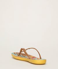 Chinelo-Feminino-Ipanema-Wave-Estampado-Folhagem-Dourado-9964502-Dourado_3