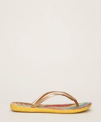 Chinelo-Feminino-Ipanema-Wave-Estampado-Folhagem-Dourado-9964502-Dourado_4