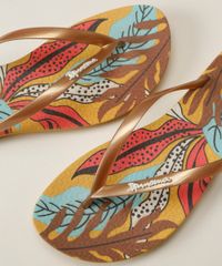 Chinelo-Feminino-Ipanema-Wave-Estampado-Folhagem-Dourado-9964502-Dourado_5