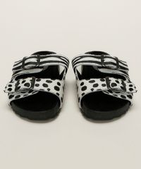 Rasteirinha-Feminina-de-Couro-Oneself-Estampada-Zebra-com-Fivelas-Preta-9965234-Preto_5