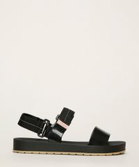 Papete-Feminina-Zaxy-Way-com-Tiras-Preta-9964515-Preto_2