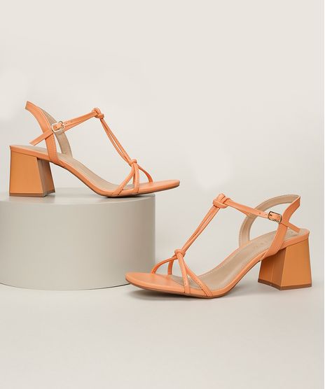 Sandalia-Feminina-Oneself-Salto-Medio-Grosso-com-Tiras-Finas-e-No-Laranja-9966872-Laranja_1